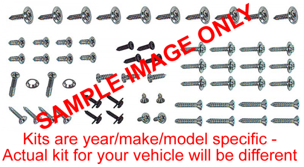 Rubber The Right Way - Interior Screw Kit - 93 pc.