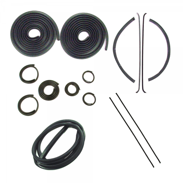 Rubber The Right Way - Master Weatherstrip Kit - Without Chrome Windshield Trim