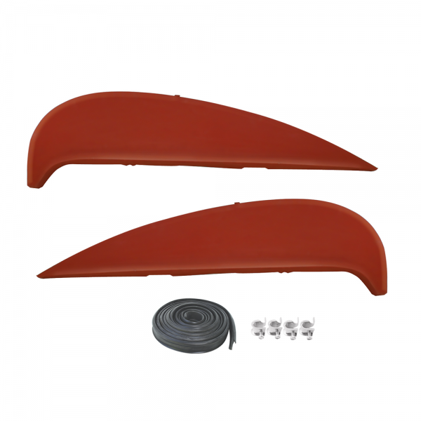 Rubber The Right Way - Fender Skirt Kit - Includes Skirts,  Hardware & Seals