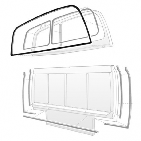 Rubber The Right Way - Outer Back Door Or Tailgate Weatherstrip