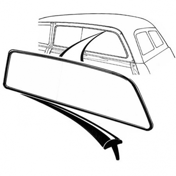 Rubber The Right Way - Rear Side Window Seal Kit