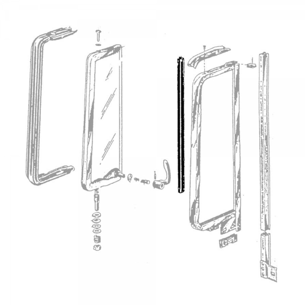 Rubber The Right Way - Back Edge Of Vent Window Seal