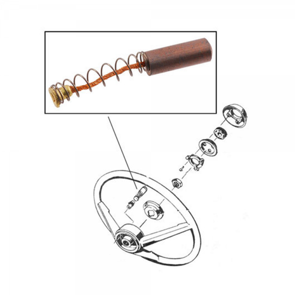 Rubber The Right Way - Horn Ring Contact Brush Assembly