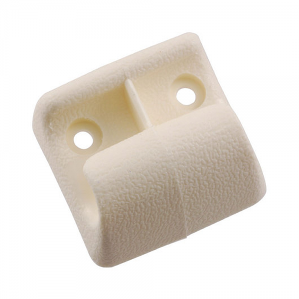 Rubber The Right Way - Sun Visor Center Bracket - White