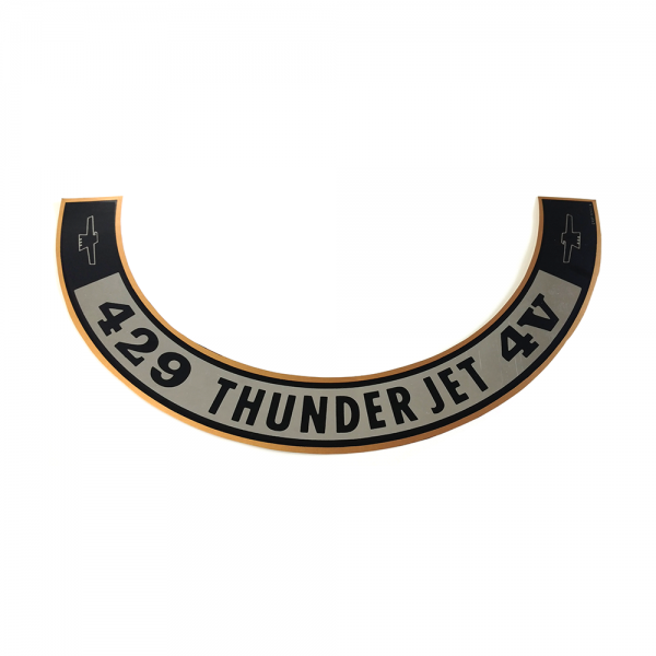 Rubber The Right Way - Air Cleaner Decal - Thunderjet 429