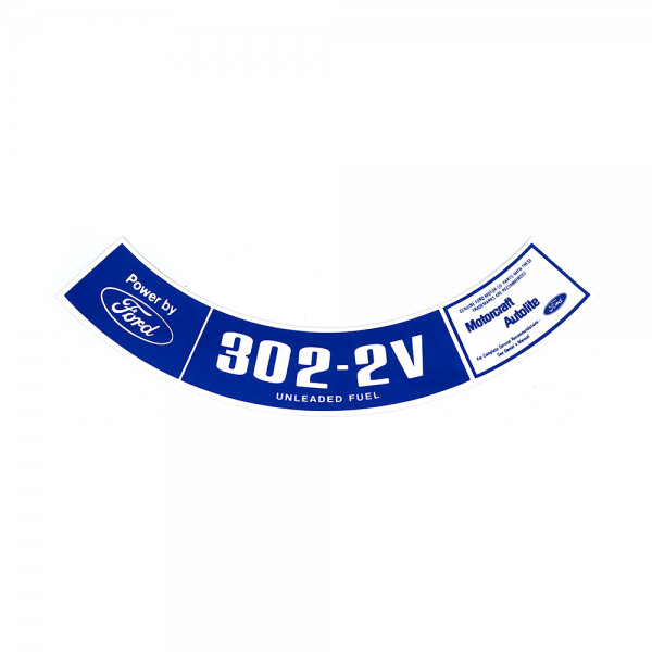 Rubber The Right Way - Air Cleaner Decal - 302-2V