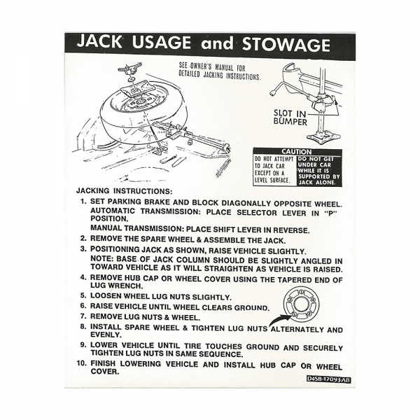 Rubber The Right Way - Jack Instructions Decal