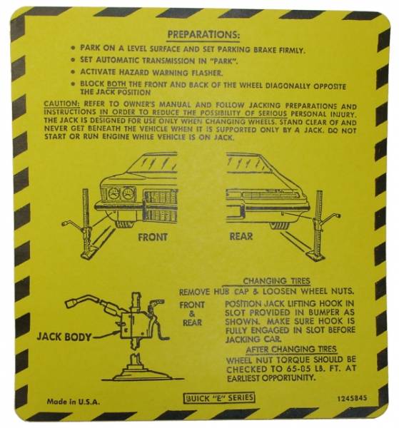 Rubber The Right Way - Jack Instructions Decal