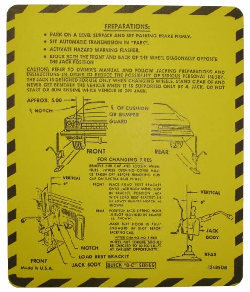 Rubber The Right Way - Jack Instructions Decal