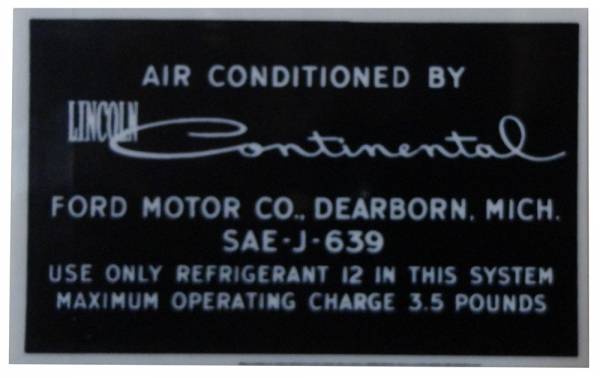 Rubber The Right Way - AC Compressor Tag (Decal)