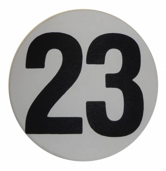 Rubber The Right Way - Assembly Line Production Day Window Sticker - "23"