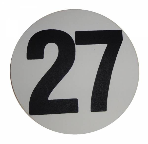Rubber The Right Way - Assembly Line Production Day Window Sticker - "27"