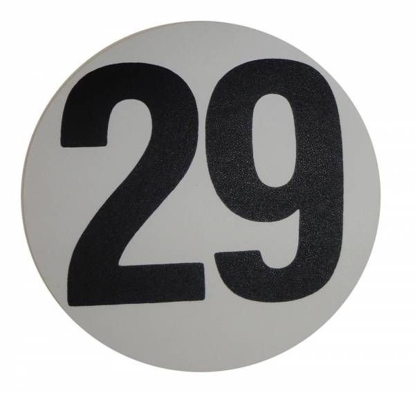 Rubber The Right Way - Assembly Line Production Day Window Sticker - "29"