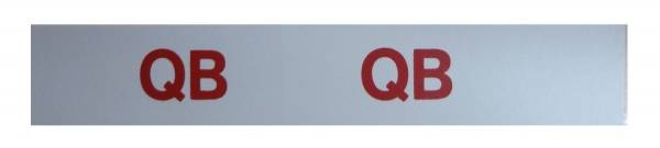 Rubber The Right Way - "QB" Engine Code Decal