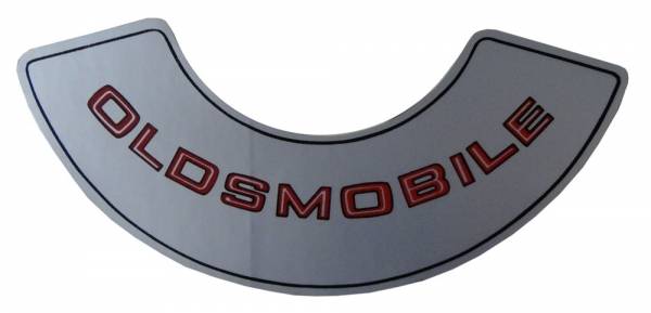 Rubber The Right Way - "Oldsmobile" Air Cleaner Decal