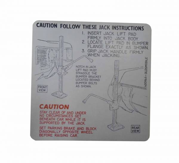 Rubber The Right Way - Jack Instructions Decal