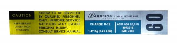 Rubber The Right Way - Harrison AC Evaporator Box Decal
