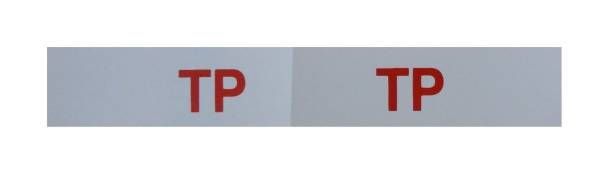 Rubber The Right Way - "TP" Engine Code Decal
