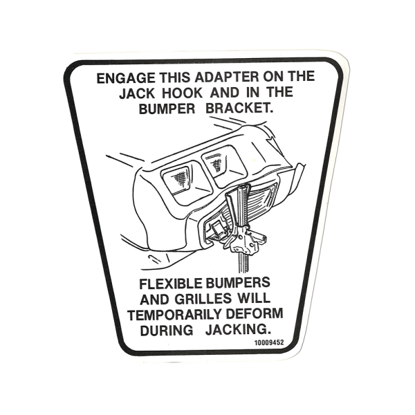 Rubber The Right Way - Jack Instructions - Front Bumper Adaptor