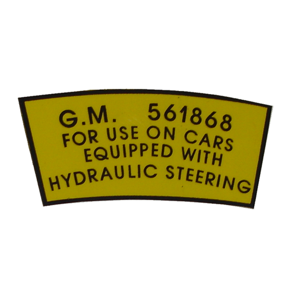 Rubber The Right Way - Power Steering Pulley Decal