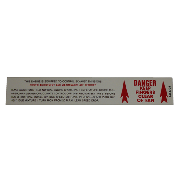 Rubber The Right Way - Emissions Decal