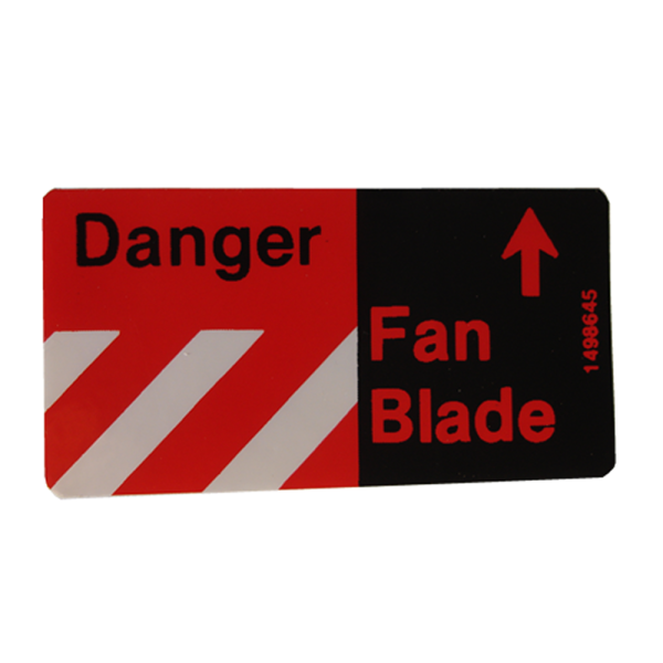 Rubber The Right Way - Caution Fan Decal