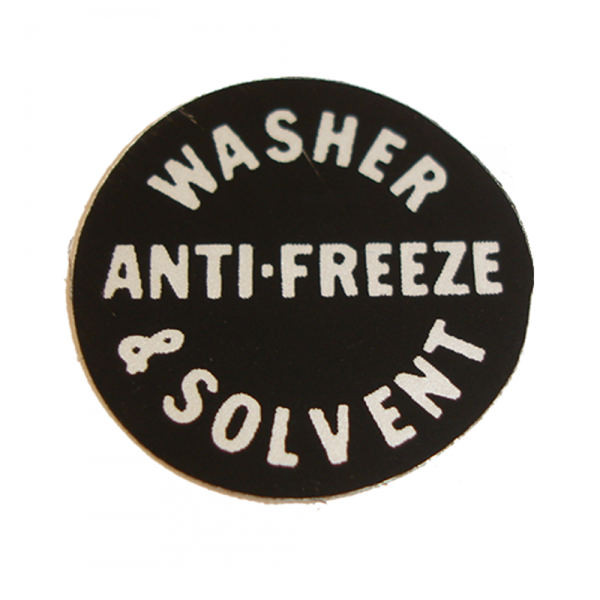 Rubber The Right Way - Windshield Washer Bottle Cap Decal
