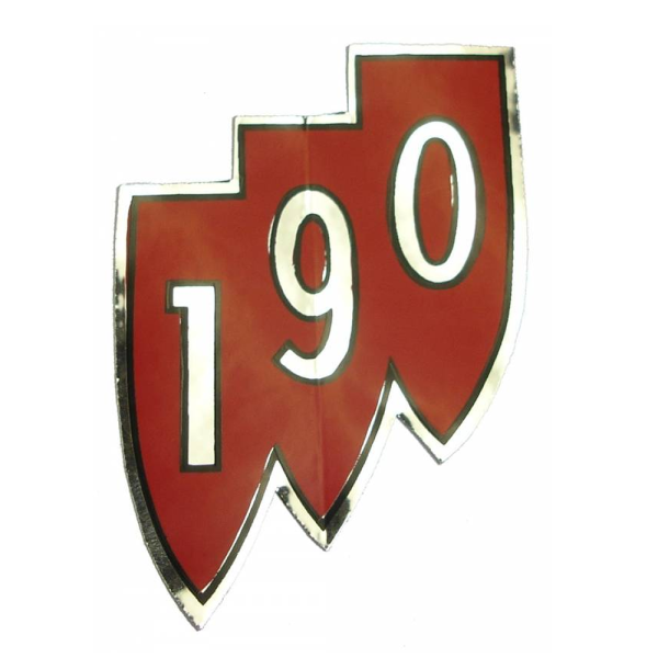 190 Shield Air Cleaner Decal