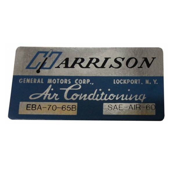 Harrison AC Evaporator Box Decal