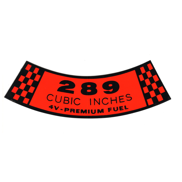 Ford Air Cleaner Decal