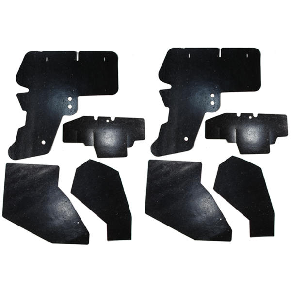 03-106M - 1965-1966 Cadillac Front Inner Fender Dust Shields Splash Apron Kit