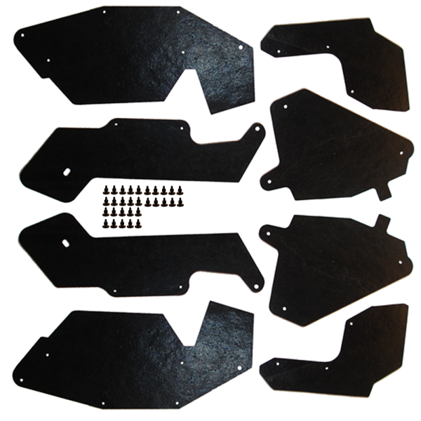 03-108M - 1969-1970 Cadillac Front Inner Fender Dust Shields Splash Apron Kit