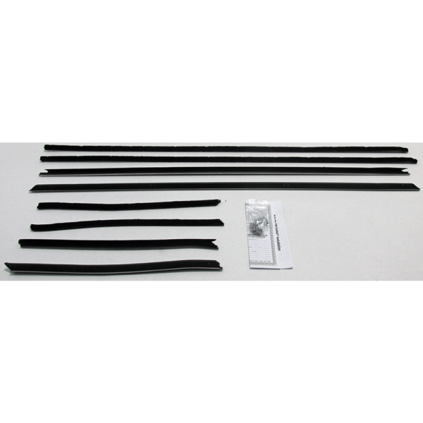 10-023E - 1966-67 Buick Riviera Window Beltline Weatherstrip Kit