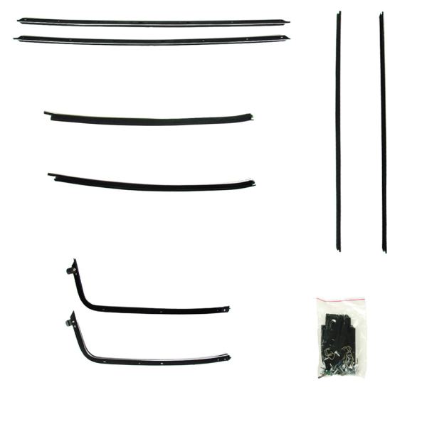 Precision - Beltline Weatherstrip - Complete 8 Piece Kit
