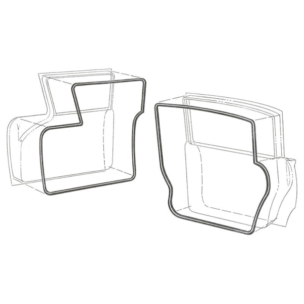Dennis Carpenter - Door Seal Kit - Front & Rear