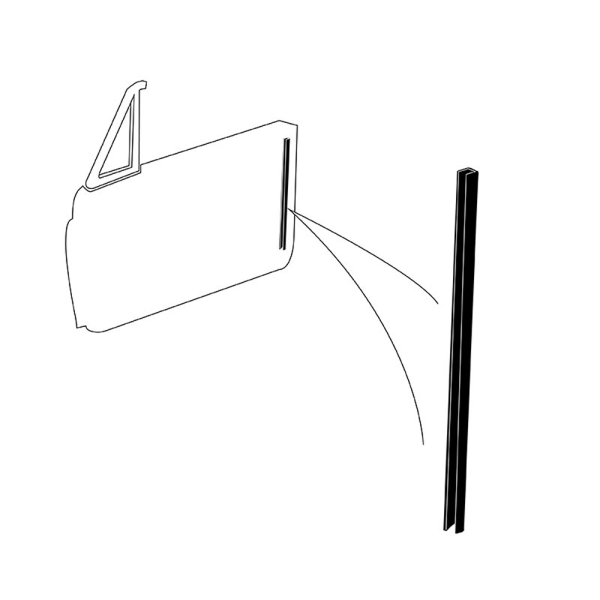Dennis Carpenter - Lower Back of Door Glass Run Channel