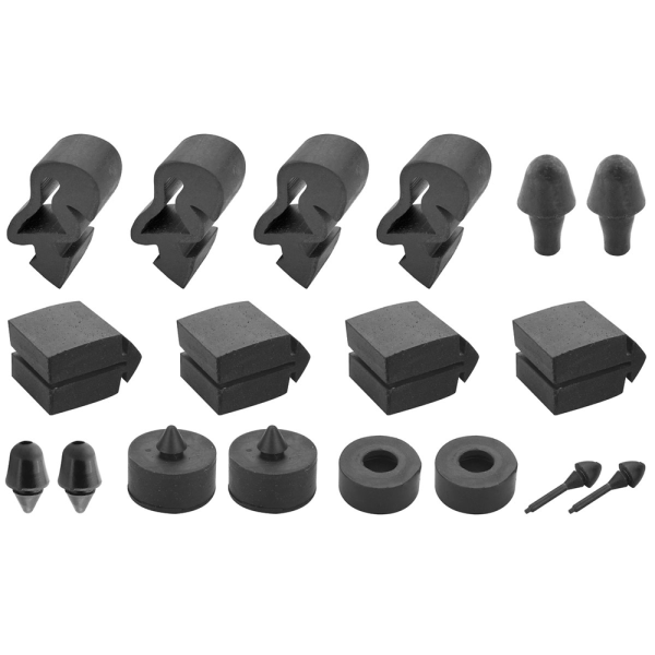 Resto Parts - Rubber Bumper Kit - 18 Piece