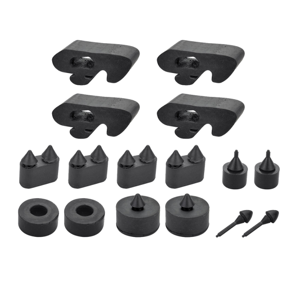Resto Parts - Rubber Bumper Kit - 16 Piece