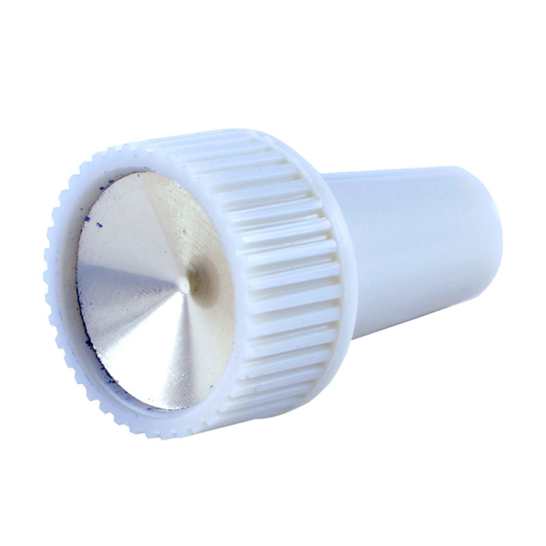 Dennis Carpenter - Air Vent Knob - White With Gold Insert