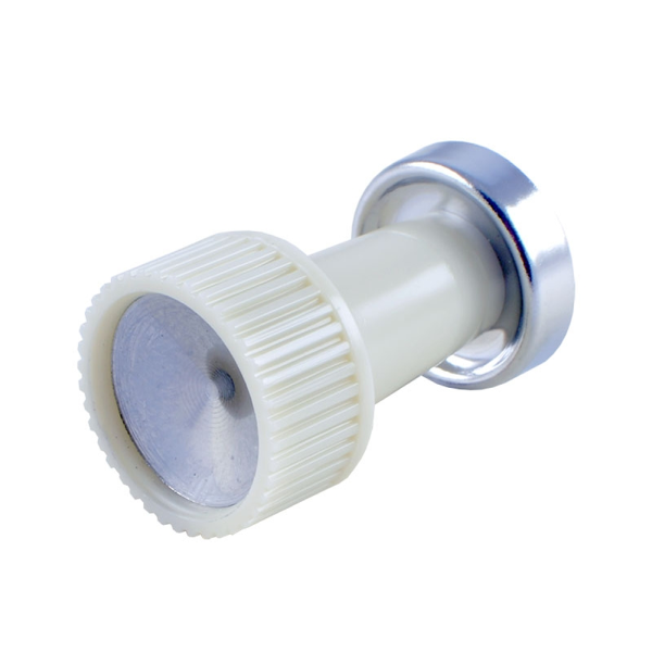 Dennis Carpenter - Cigar Lighter Knob - White With Silver Insert