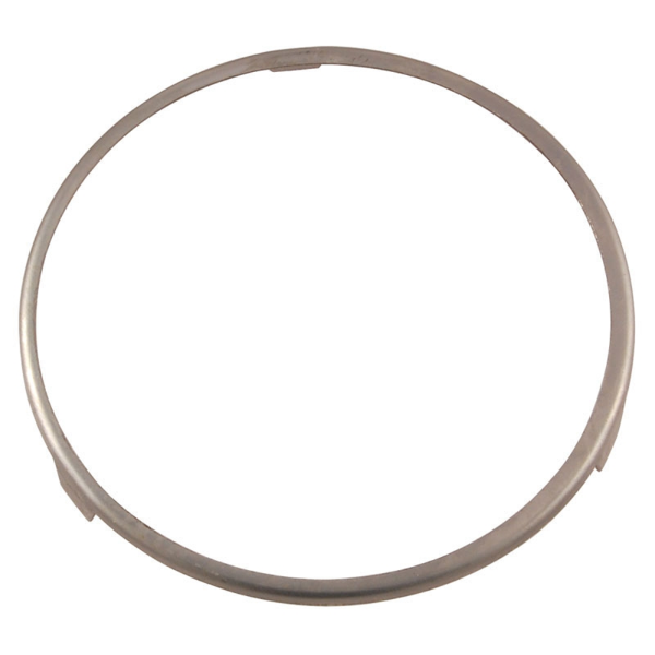 1963 and 1964 Ford horn button retainer ring made of stainless steel.