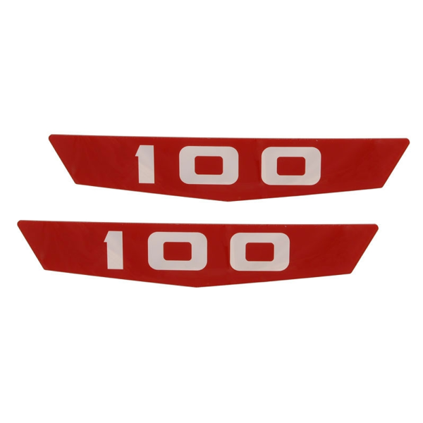1963-1964 Ford Truck hood side inserts.