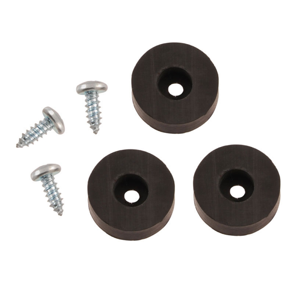 1965-66 Ford Truck hood bumper kit with hardware.