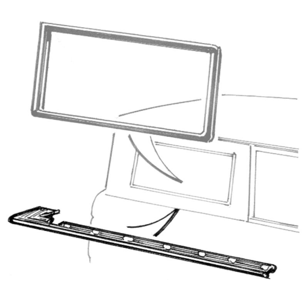 1966-77 Ford Bronco Quarter Panel To Shell Seal Kit.