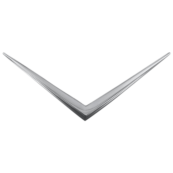 1965-66 Cadillac hood V emblem.