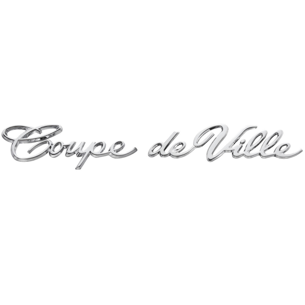 1965-70 Cadillac Coupe DeVille Emblem.
