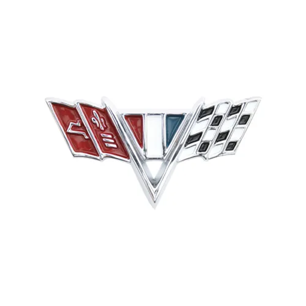 1964-67 Chevy fender flag emblem.