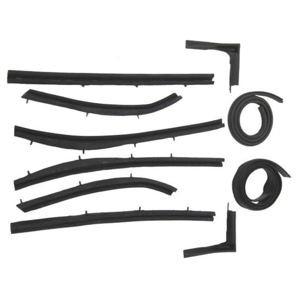 1955-57 Chevy & Pontiac Restoration Parts Convertible Top Roof Rail Seal Kit - 11-313R