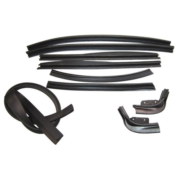 1953-54 Chevy & Pontiac Restoration Parts Convertible Top Roof Rail Seal Kit - Part #11-317R.