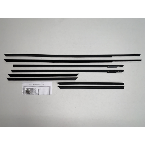 1963-64 Cadillac Restoration Parts Windowfelt - Complete 8 Piece Kit - Pre-Cut & Formed As Original - 10-057X